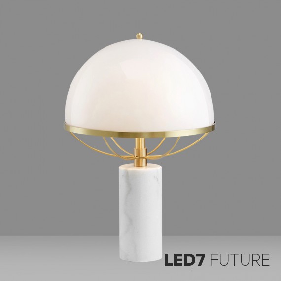 Loft Industry Modern - Marble Umbrella Table